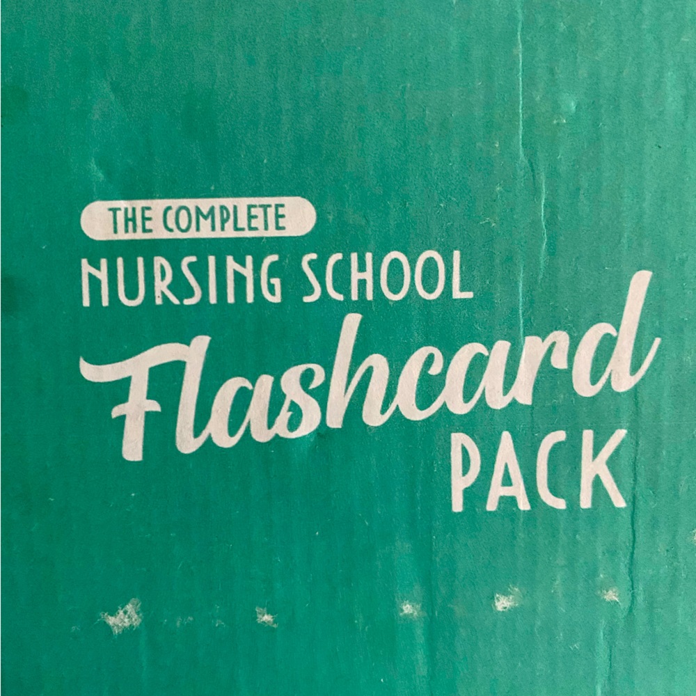 Nurse in the making flashcard pack